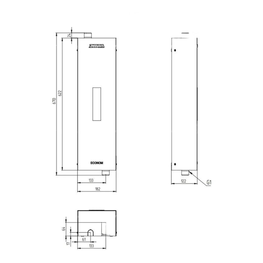 Электрический котел Zota Econom SSR V2 15 кВт