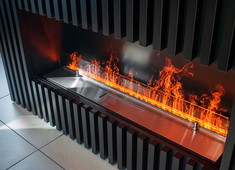Электрический очаг Schones Feuer 3D FireLine 1500 со стальной крышкой