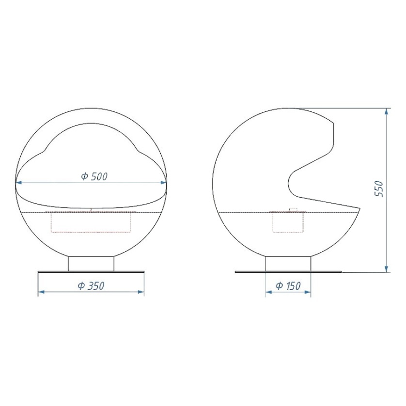 Биокамин Firelight BFP/F-55 Sphere