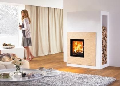 Каминная топка Austroflamm 45x51K II прямая двусторонняя