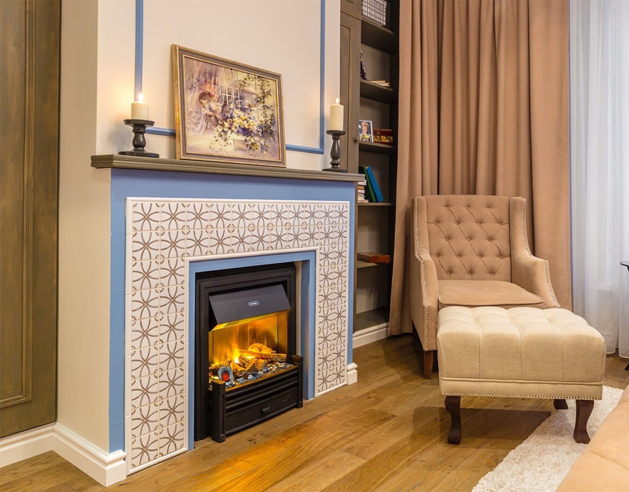 Электрический очаг Dimplex Brookline Black