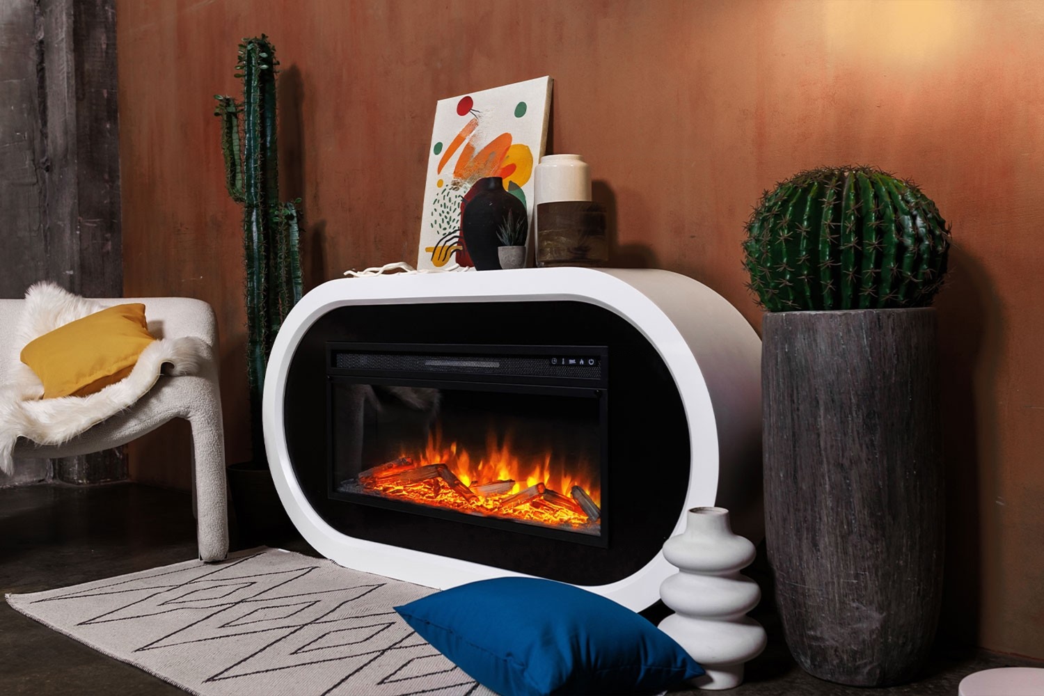 Каминокомплект Royal Flame Ellipse с очагом Vision 42
