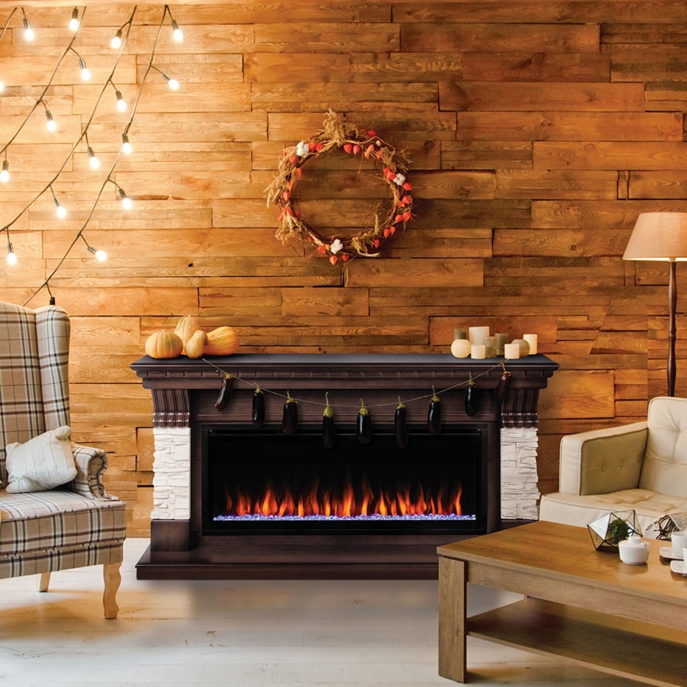 Каминокомплект RealFlame Michigan 42 с очагом Saphir 42