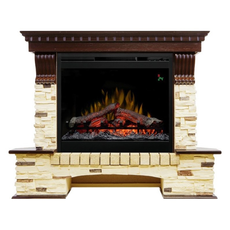 Каминокомплект Dimplex Pierre Luxe (угловой) с очагом Symphony 26