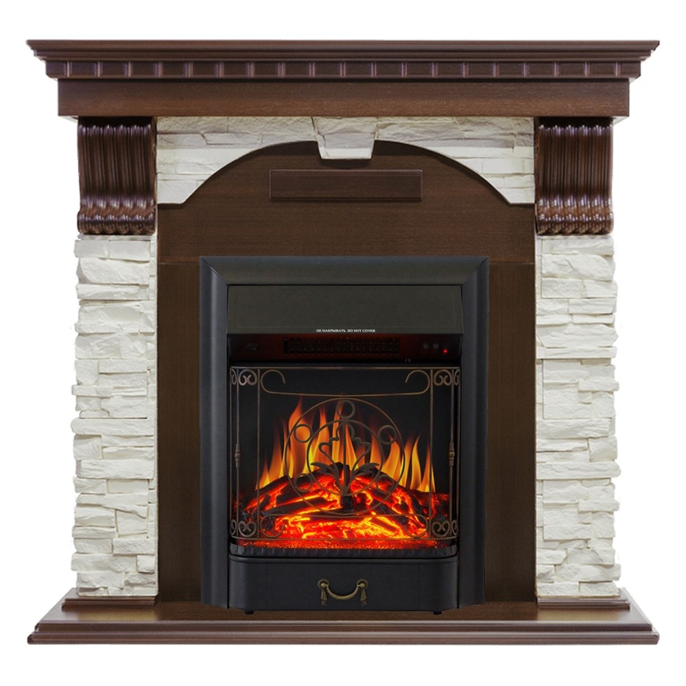 Каминокомплект Royal Flame Dublin с очагом Majestic FX (угловой)