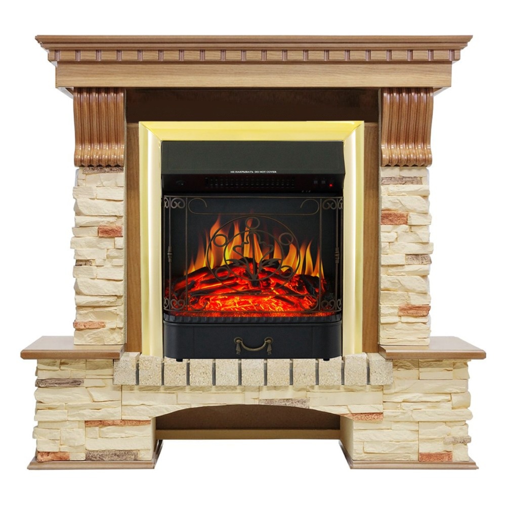 Каминокомплект Royal Flame Pierre Luxe сланец с очагом Majestic FX