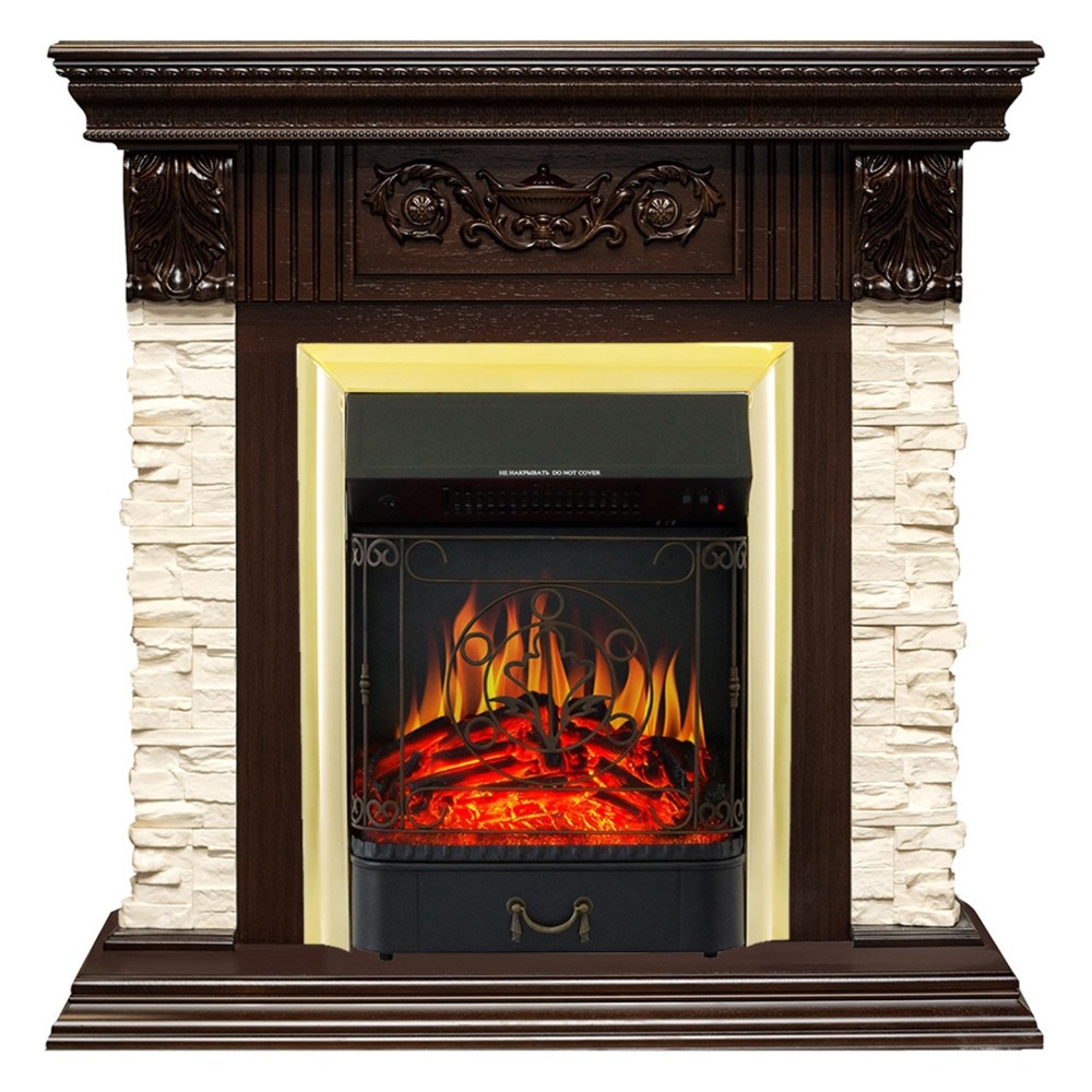 Каминокомплект Royal Flame Luxemburg сланец бежевый с очагом Majestic FX