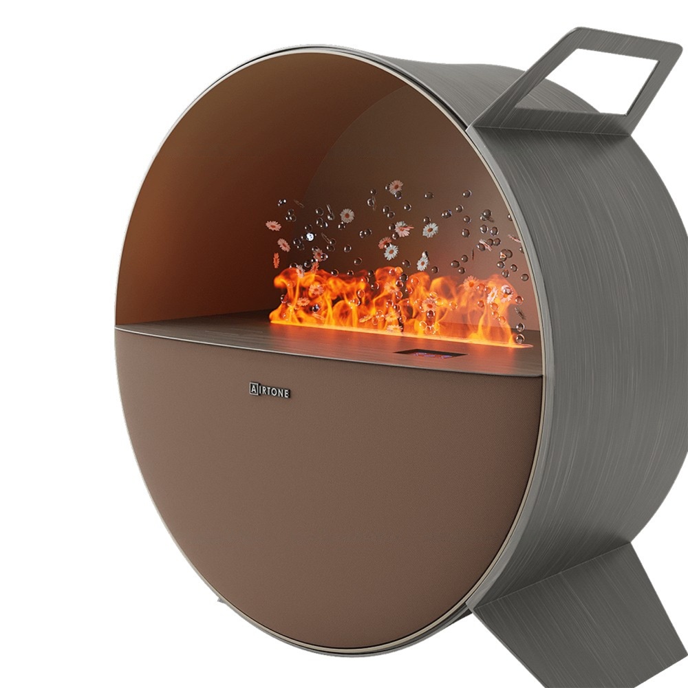 Электрический паровой камин Airtone Unio 800 с аудиосистемой