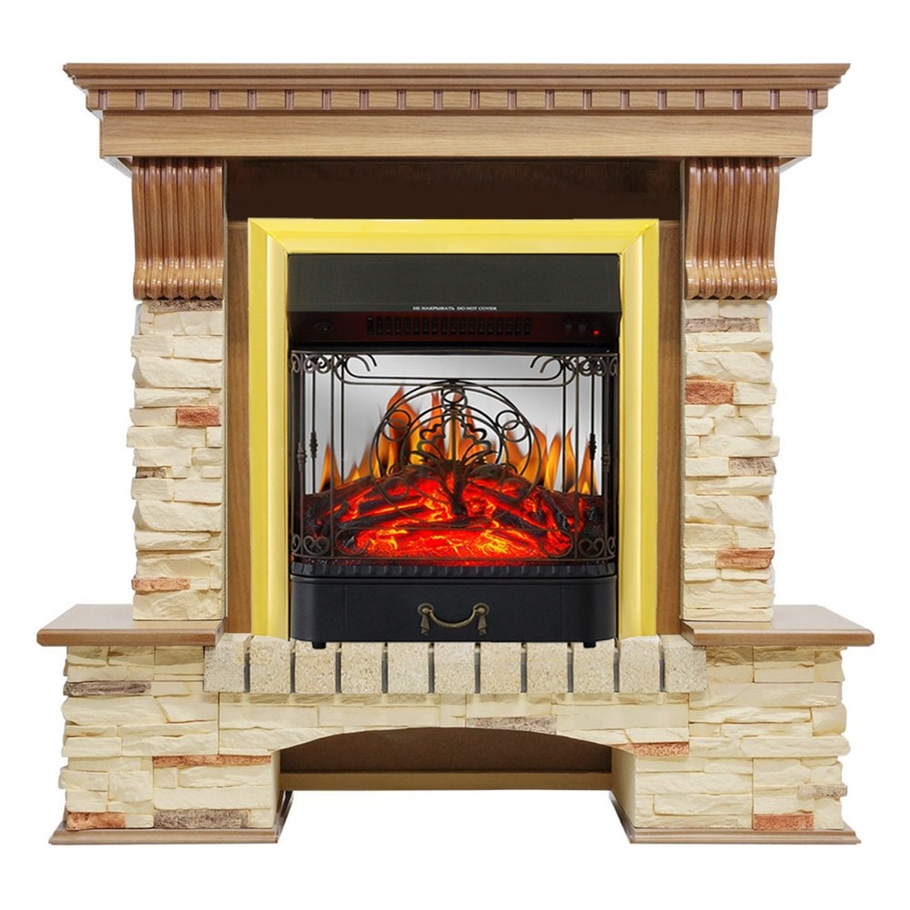 Каминокомплект Royal Flame Pierre Luxe сланец с очагом Majestic FX