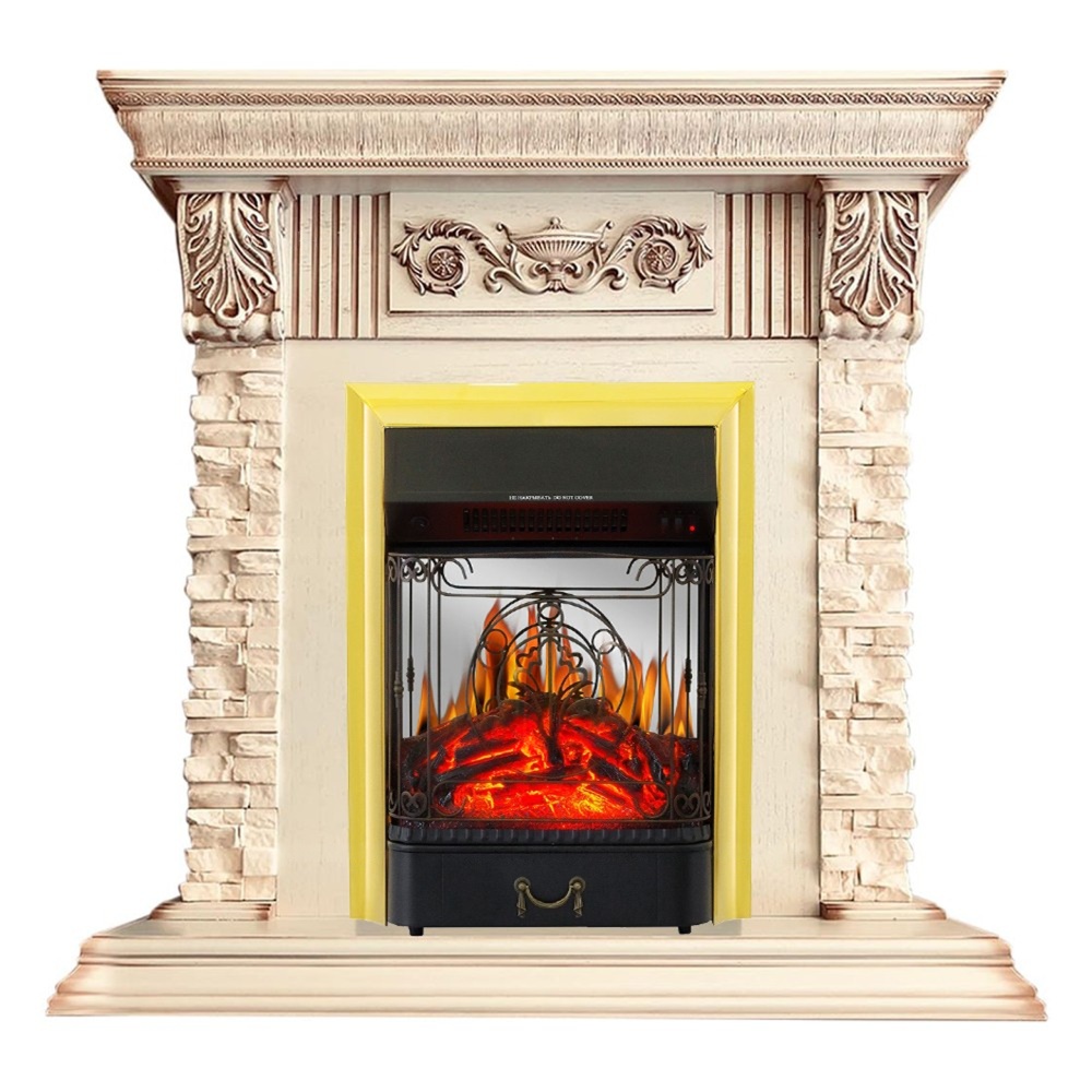 Каминокомплект Royal Flame Luxemburg сланец бежевый с очагом Majestic FX