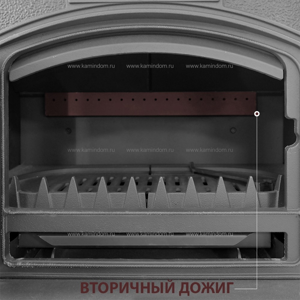 Печь-камин Везувий KZ-14SР с конфорками