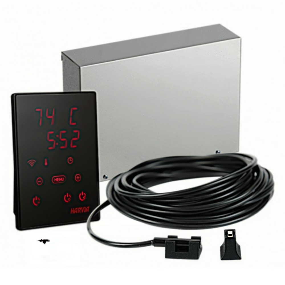 Электрическая печь для сауны Harvia Virta HL90 + CX1704XW + SAB00103