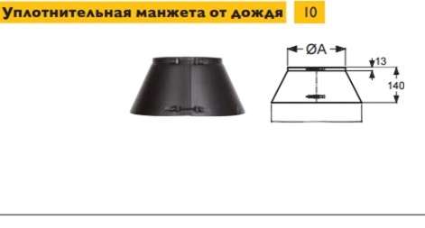 Настенный комплект дымохода Schiedel Permeter Ø 130 мм