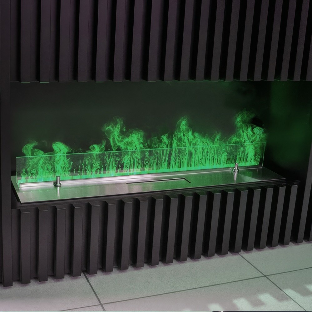 Электрический очаг Schones Feuer 3D FireLine 1200 RGB Pro со стальной крышкой