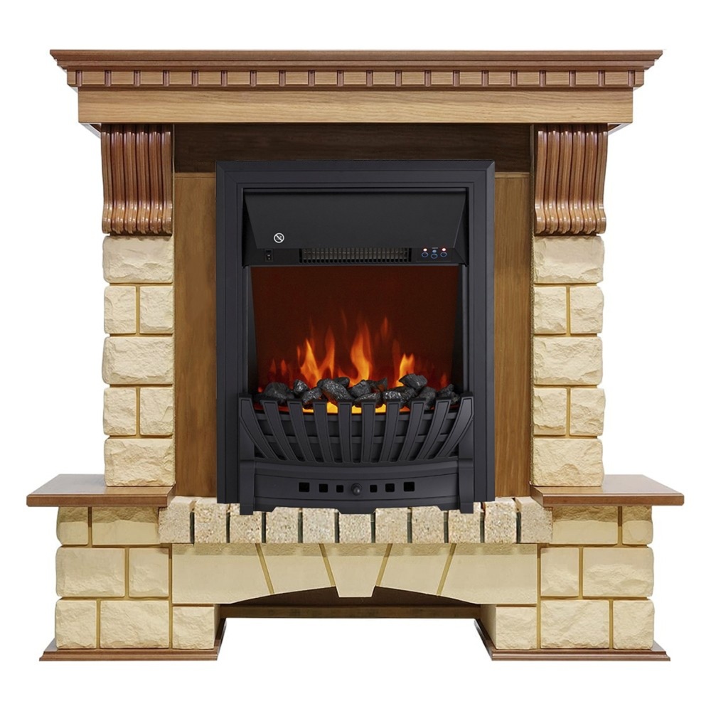 Каминокомплект Royal Flame Pierre Luxe шампань с очагом Aspen