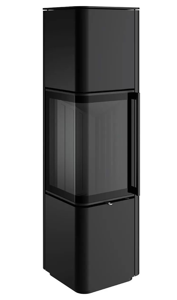 Печь-камин Spartherm Cubo L чёрная