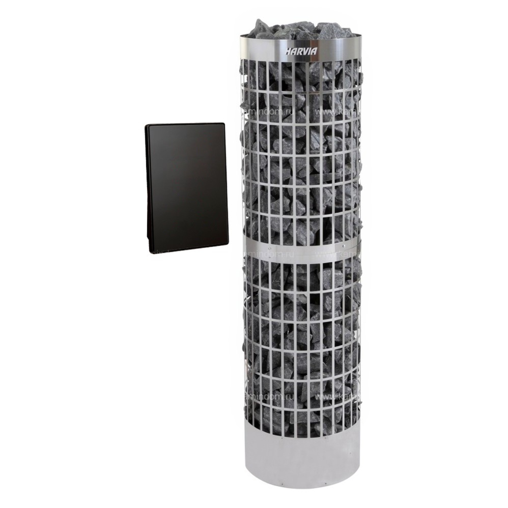 Электрическая печь для сауны Harvia Cilindro PC100E/135E + CX1704XW + SAB00103