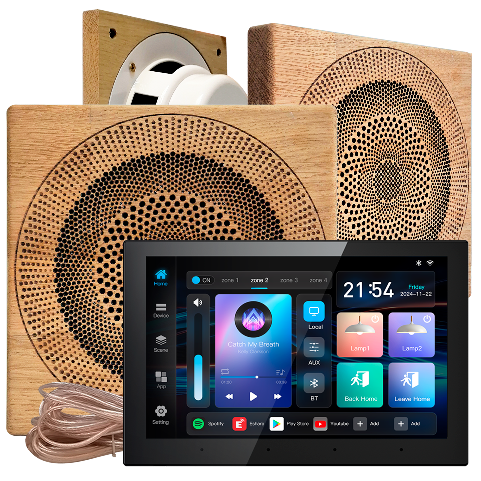 Комплект акустической системы с караоке-усилителем SW SOUND NEXT - Sauna S3