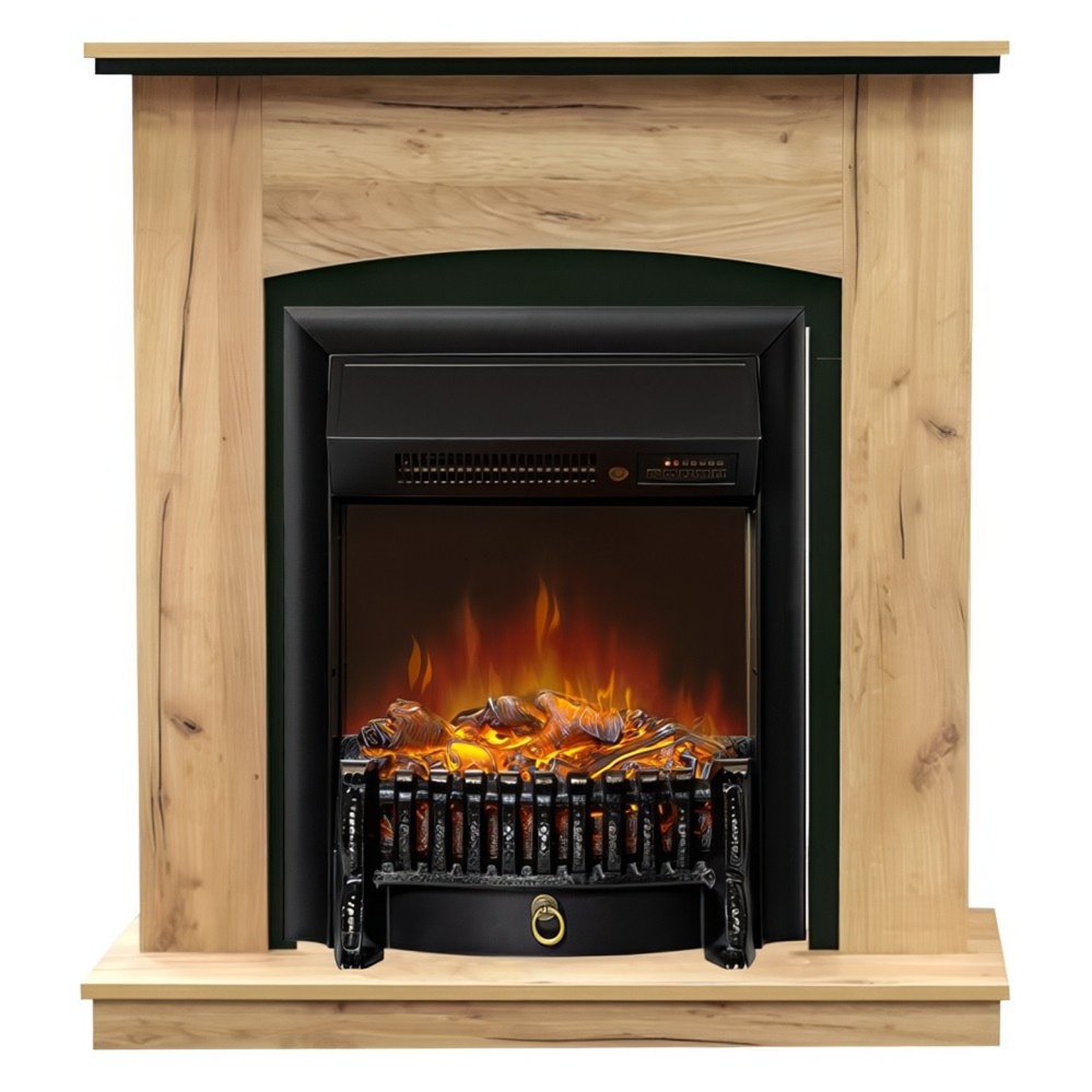 Каминокомплект Royal Flame Barcelona с очагом Fobos FX M Black RC (разборный)