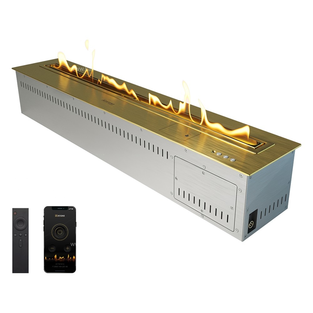 Автоматический биокамин Airtone Andalle Linear (Gold / Золото)