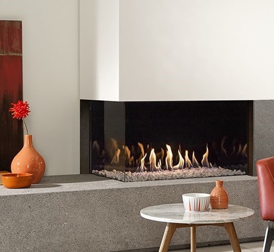 Газовая топка Kal-Fire G85/44C (L/R) (Fairo ECO-line 85 угловая)