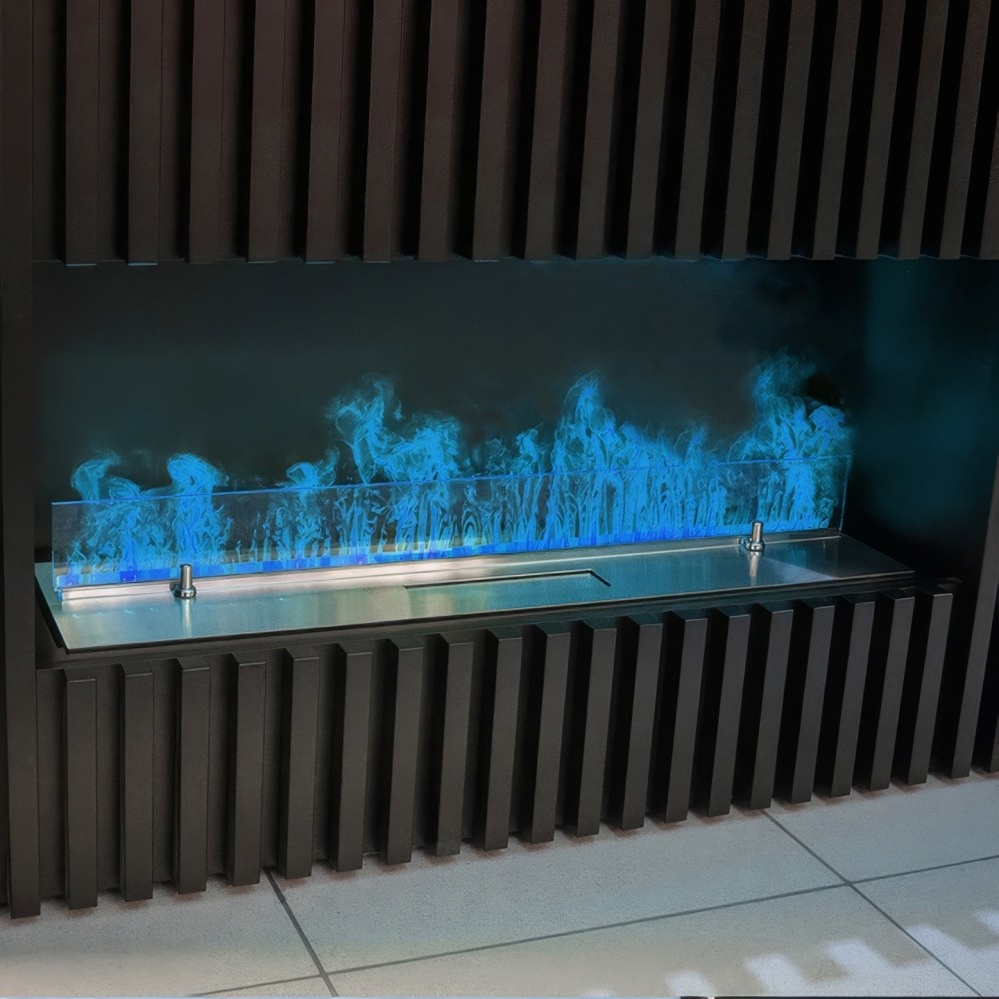 Электрический очаг Schones Feuer 3D FireLine 1200 RGB Pro со стальной крышкой