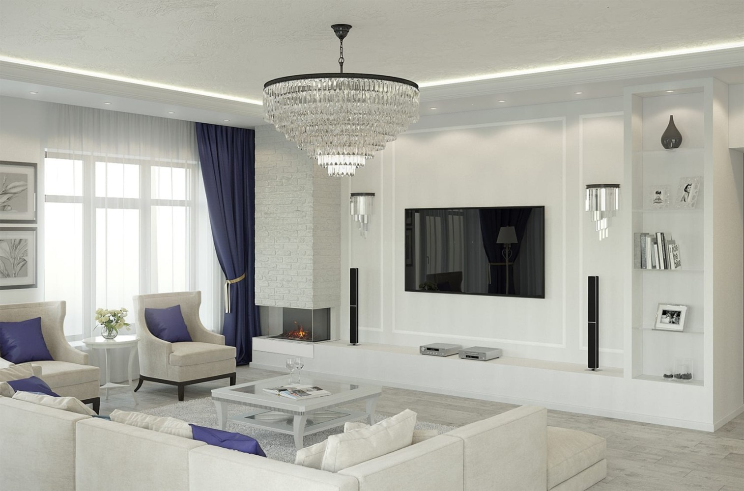 Электрический камин Dimplex Bingham