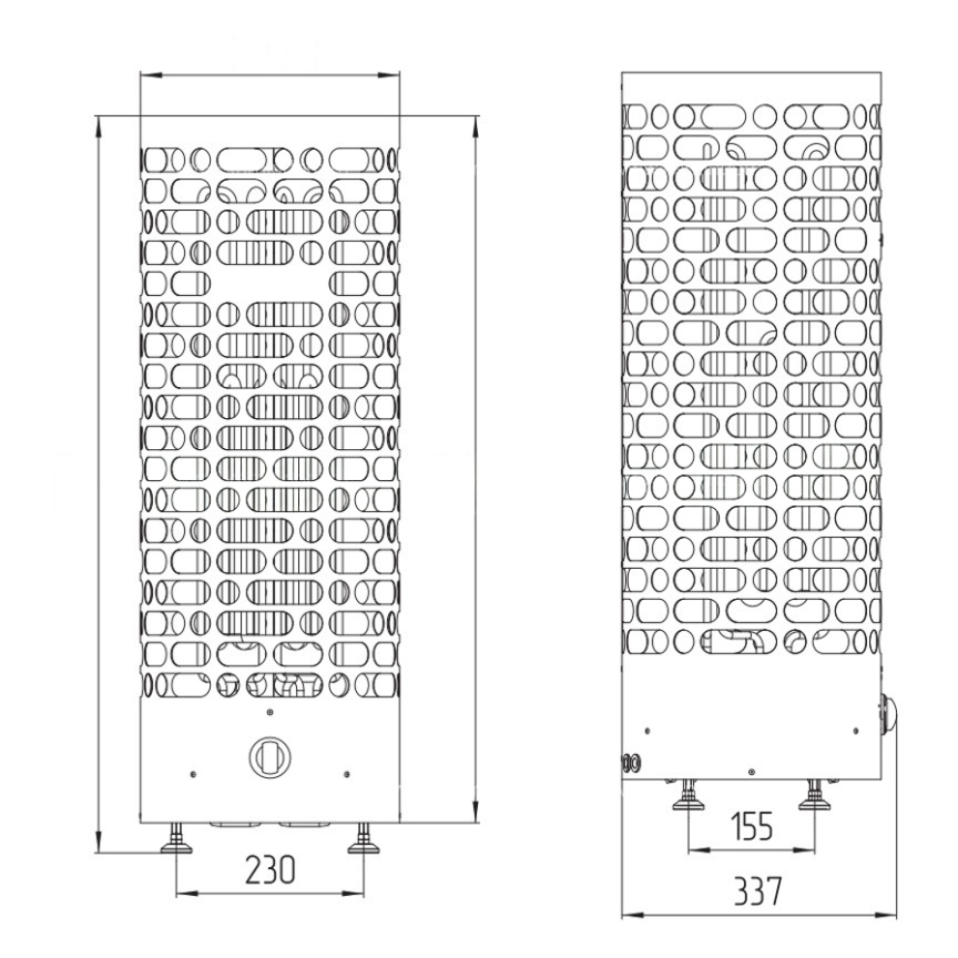 Электрокаменка Zota Muza-7.5T для сауны