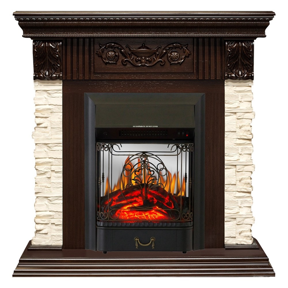 Каминокомплект Royal Flame Luxemburg сланец бежевый с очагом Majestic FX