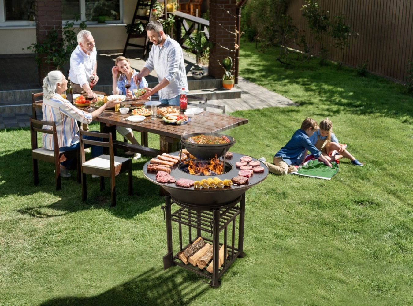 Набор Fantastic Grill Везувий Ø 1000 с аксессуарами