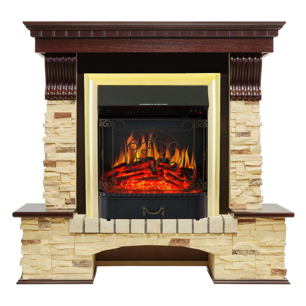 Каминокомплект Royal Flame Pierre Luxe сланец с очагом Majestic FX