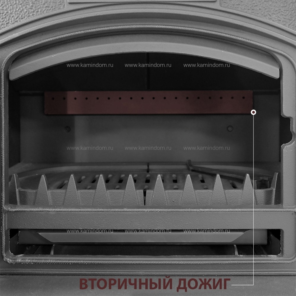 Печь-камин Везувий KZ-14 S с конфорками