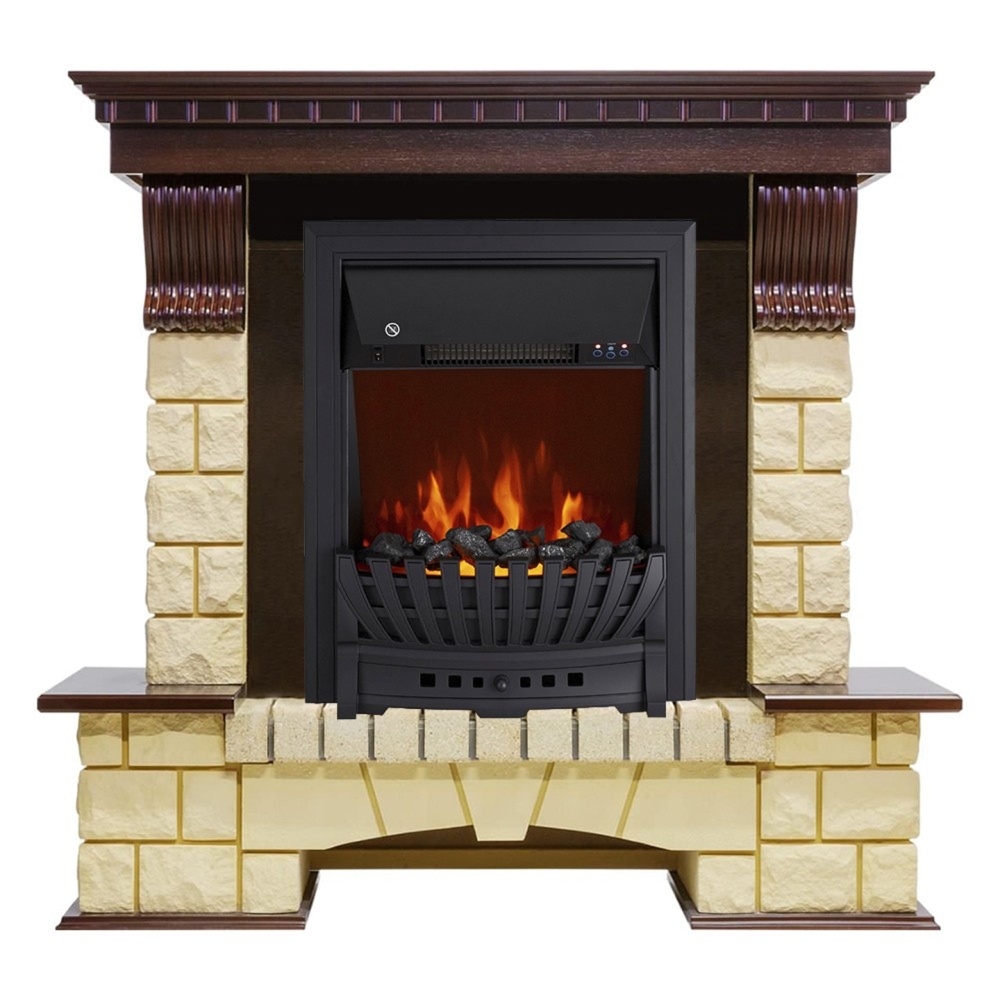 Каминокомплект Royal Flame Pierre Luxe шампань с очагом Aspen