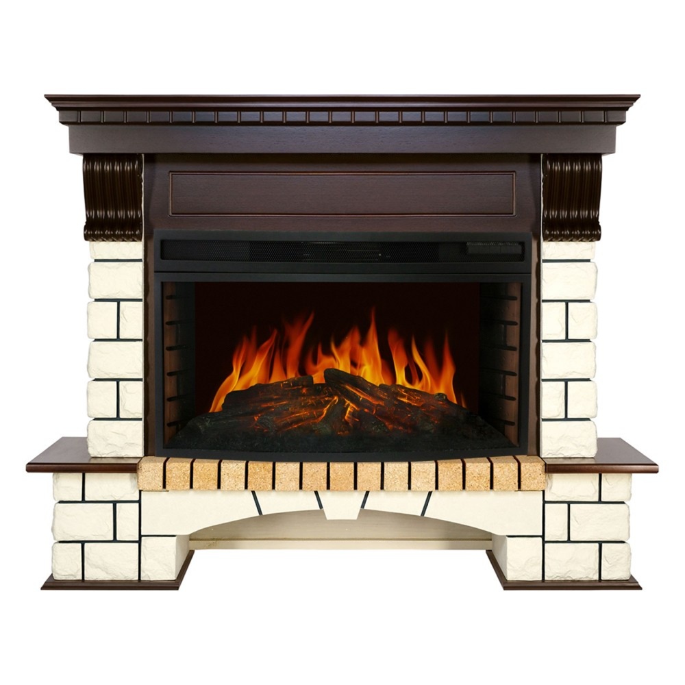 Каминокомплект Royal Flame Pierre Luxe с очагом Dioramic 33W