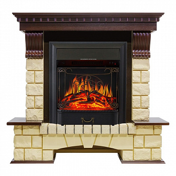 Каминокомплект Royal Flame Pierre Luxe шампань с очагом Majestic FX