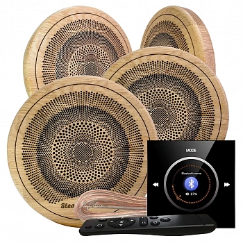 Комплект влагостойкой акустики - SW NOISE Black SAUNA R4