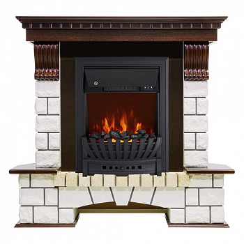 Каминокомплект Royal Flame Pierre Luxe с очагом Aspen (угловой)