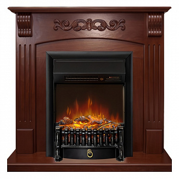 Каминокомплект Royal Flame Sorrento с очагом Fobos FX M Black RC (угловой)