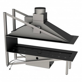 Газовый камин Vero Design Nippon NIG H3 (трехсторонний EPI)